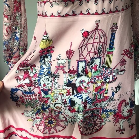 Dalia MacPhee printed minidress size medium - Picture 4 of 10